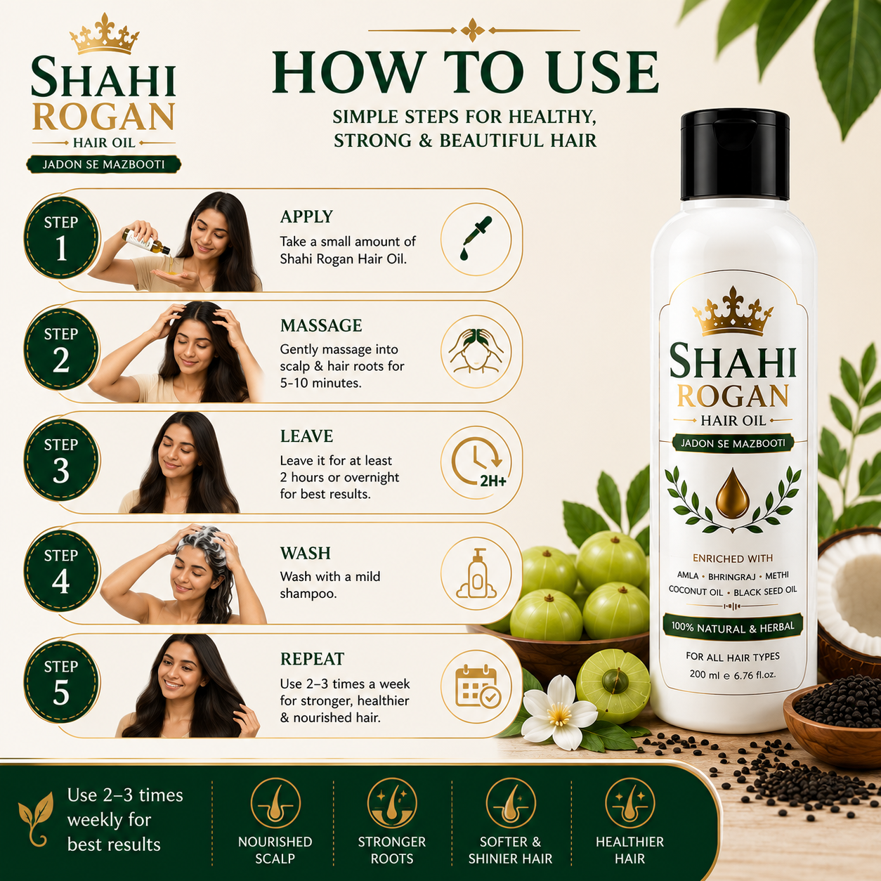 Shahi Rogan Herbal Hair Oil